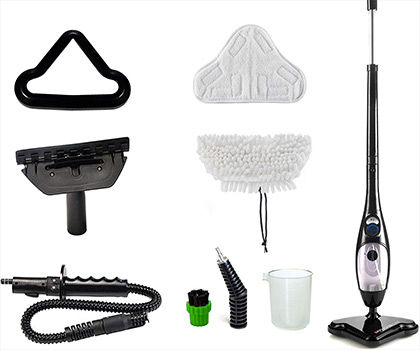 The steam cleaner accessories