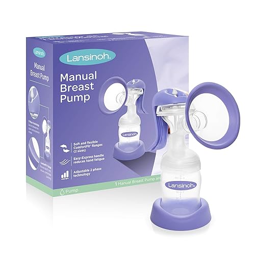 The Lansinoh Manual Breast Pump is a great choice for mothers