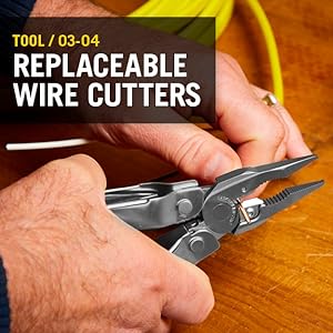 Leatherman 831102 has replaceable wire cutters
