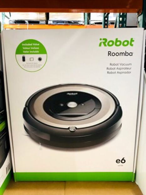 A picture showing a Roomba