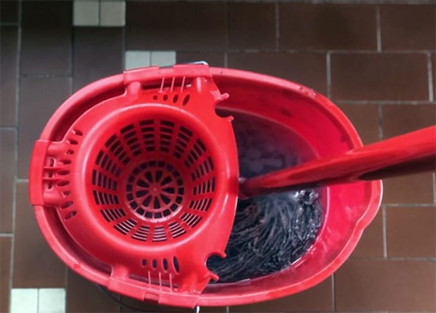 Dumping mop water at the wrong place can create problems later on