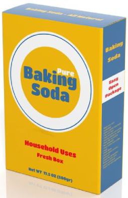 A packet of baking soda