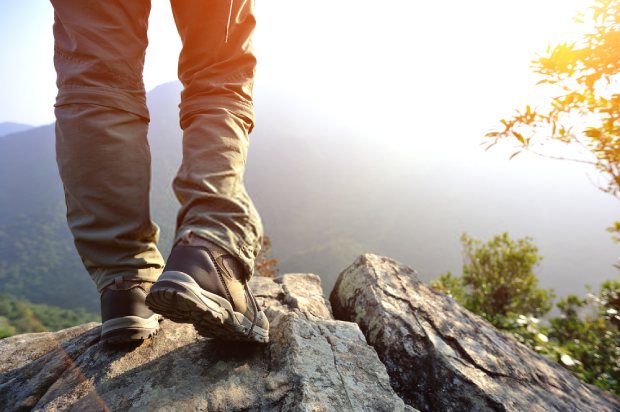 Hiking pants will prevent dirt from getting in your shoes