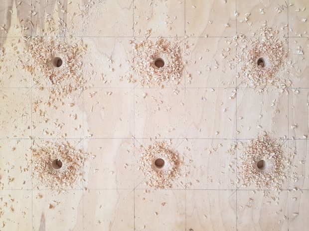 You can drill precision holes if you mark your piece carefully before drilling