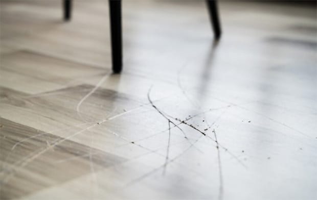 Scratched Laminate Floor