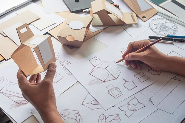 Design Brown craft cardboard paper product 