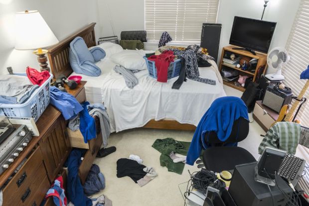 A messy room is not good for both your health and self-esteem 