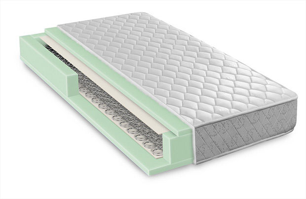 Hybrid mattresses have the combination of springs and foam materials