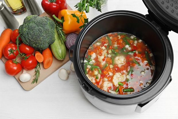 Delicious food are cooked instantly in the Presto Stainless Steel Pressure Cooker