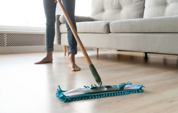 feel comfortable when using mop to clean floor