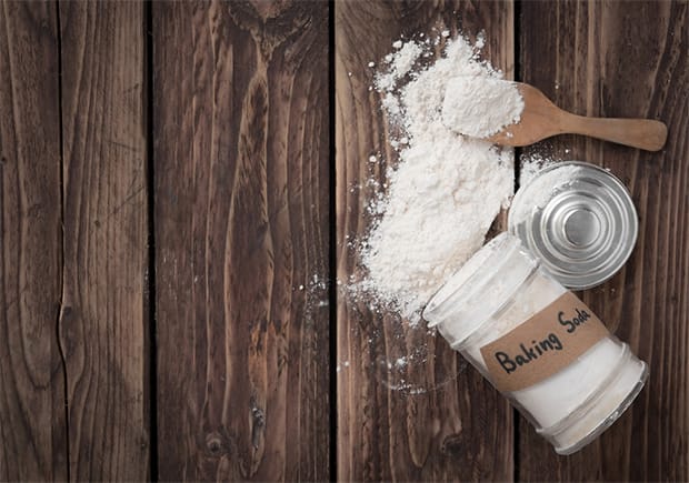 Baking soda's a versatile cleaner that can also tackle dog smells