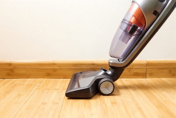 Not doing a vacuum session before mopping can create scratches on your laminate floor
