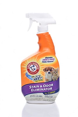 There are many ready-to-use odor eliminators made for pets