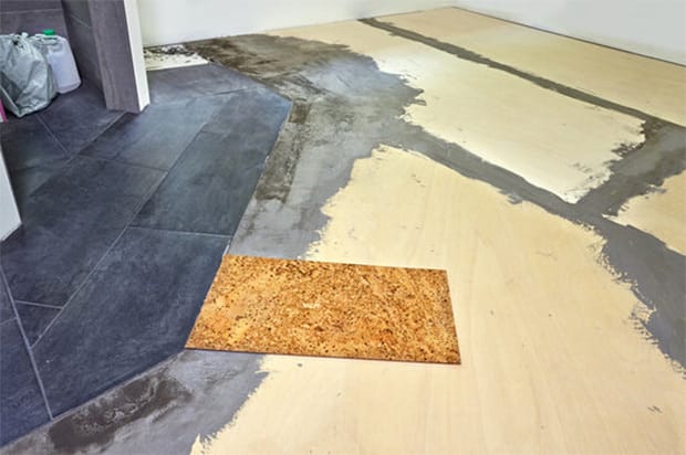 Clean and level the subfloor properly